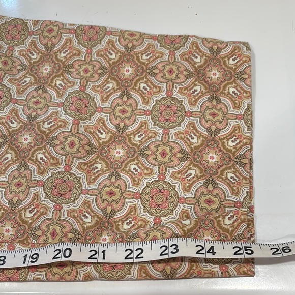 Talbots Heritage Ankle Pants in Tan and Rose Mosaic Print - Picture 12 of 12